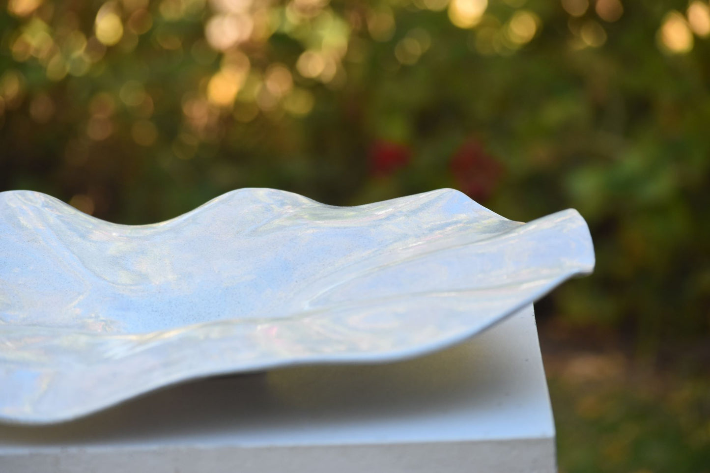 Wave Bowl Centrepiece, White