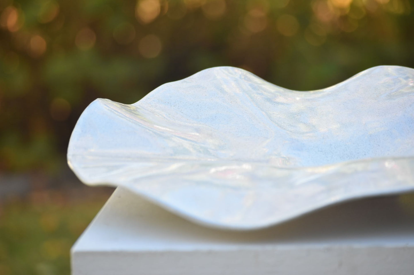 Wave Bowl Centrepiece, White