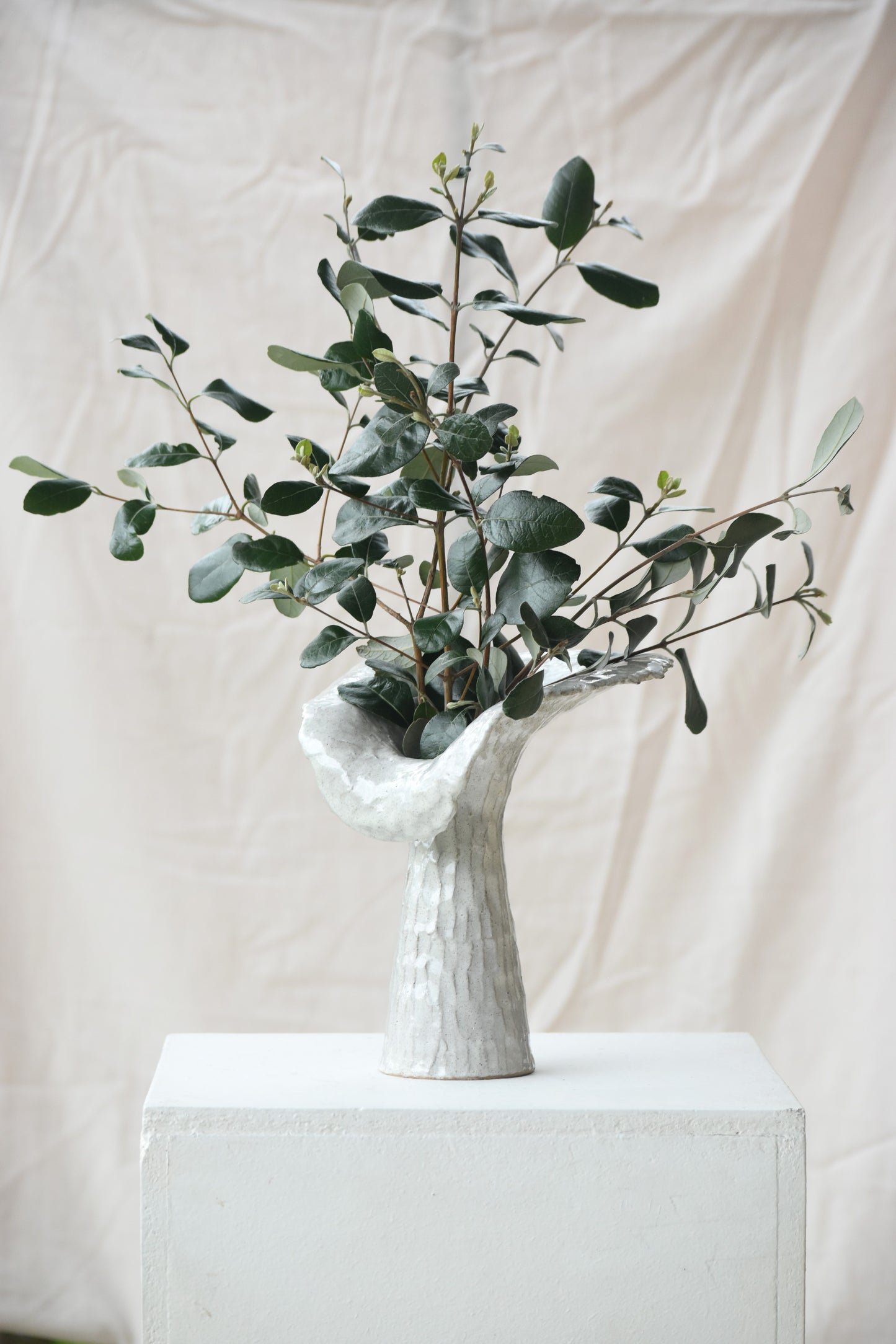 Lily Vase White