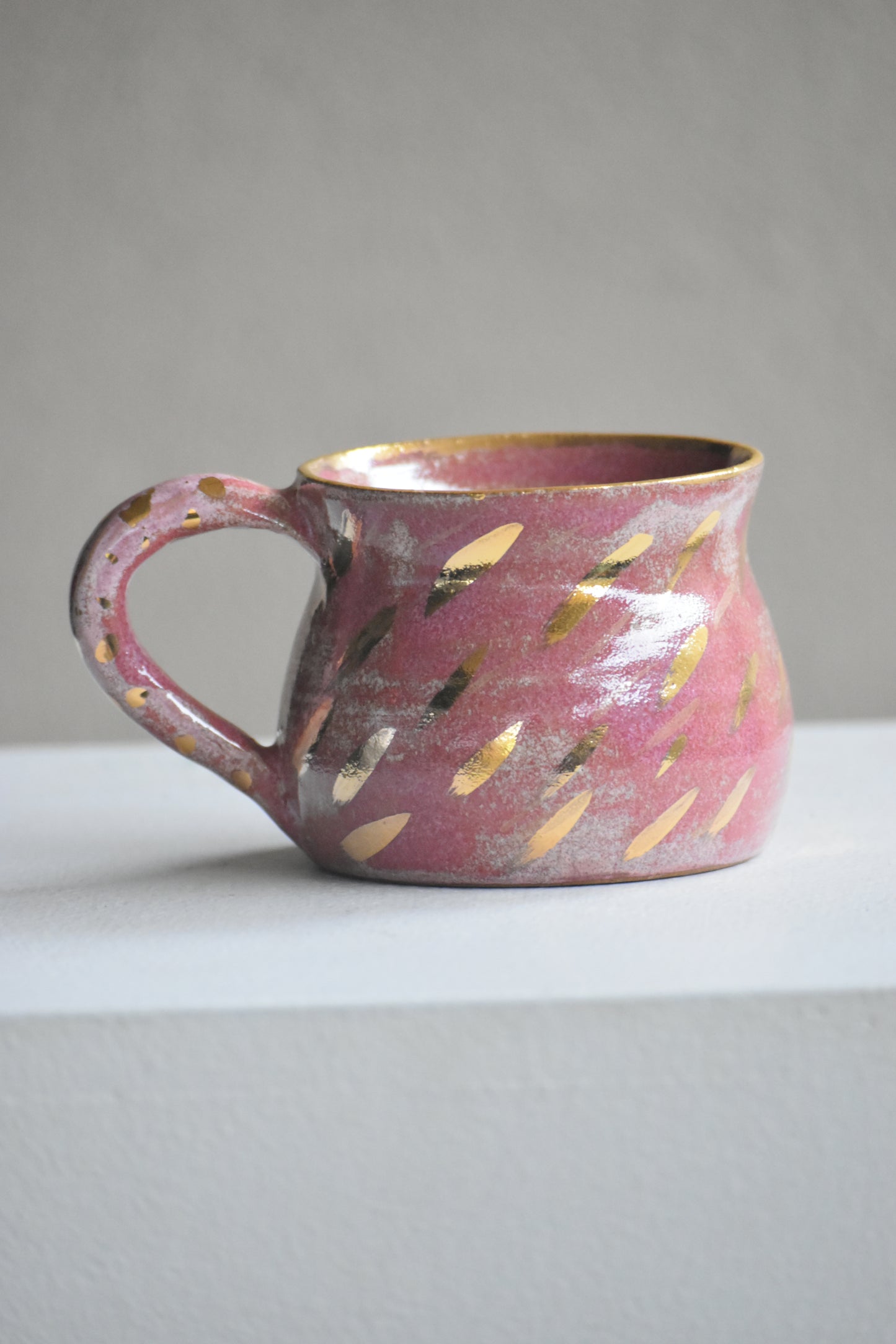 Pink Gold Cuddle Mugs