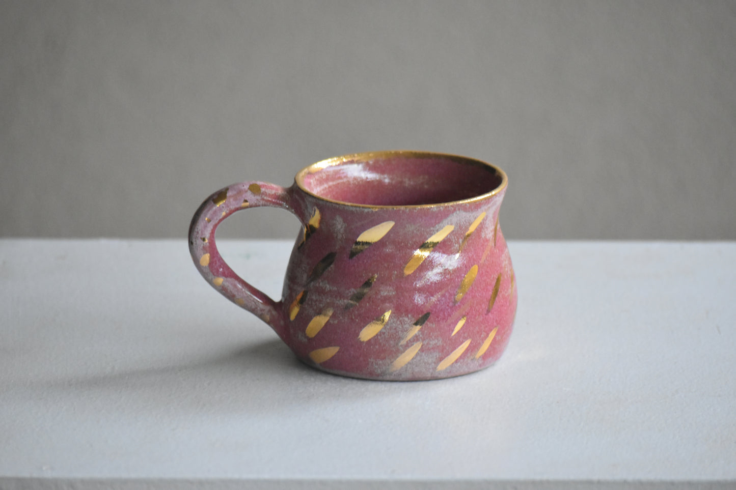 Pink Gold Cuddle Mugs