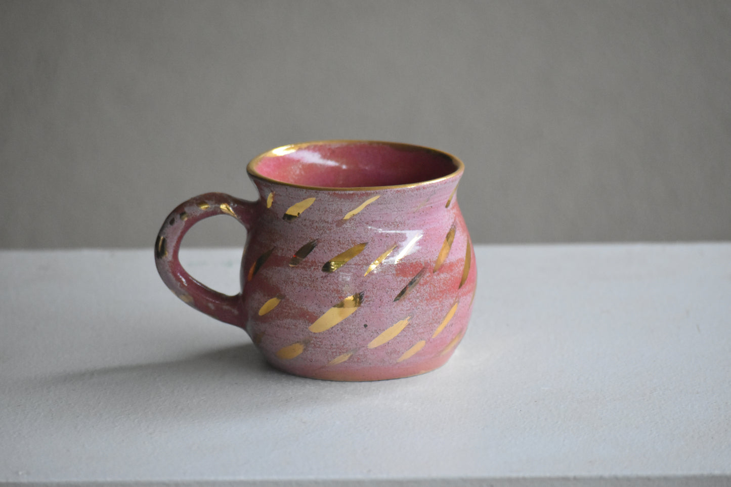 Pink Gold Cuddle Mugs