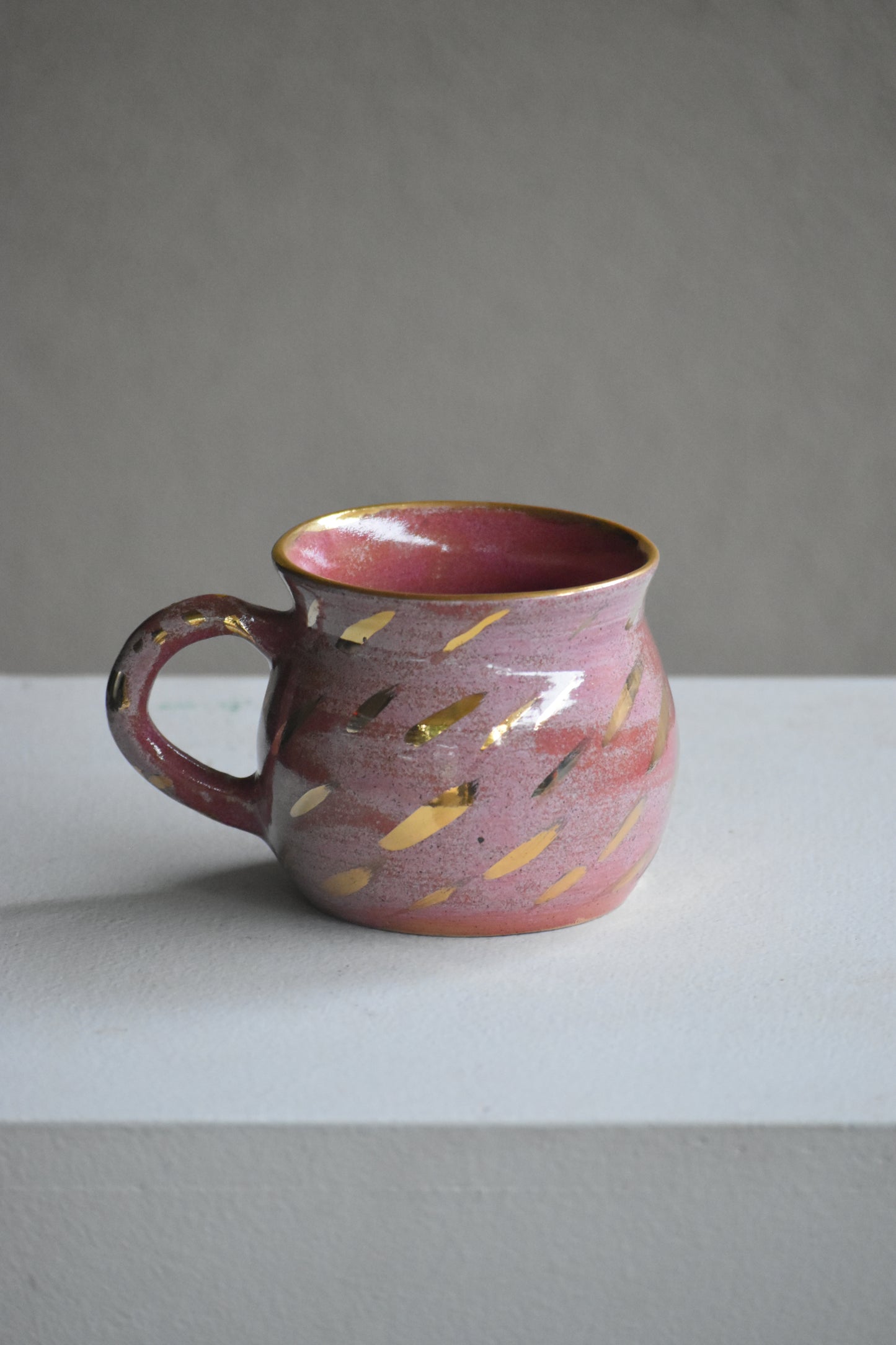 Pink Gold Cuddle Mugs