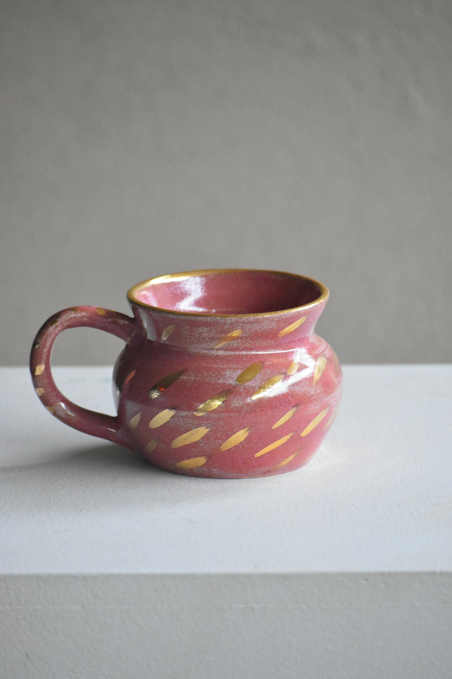 Pink Gold Cuddle Mugs