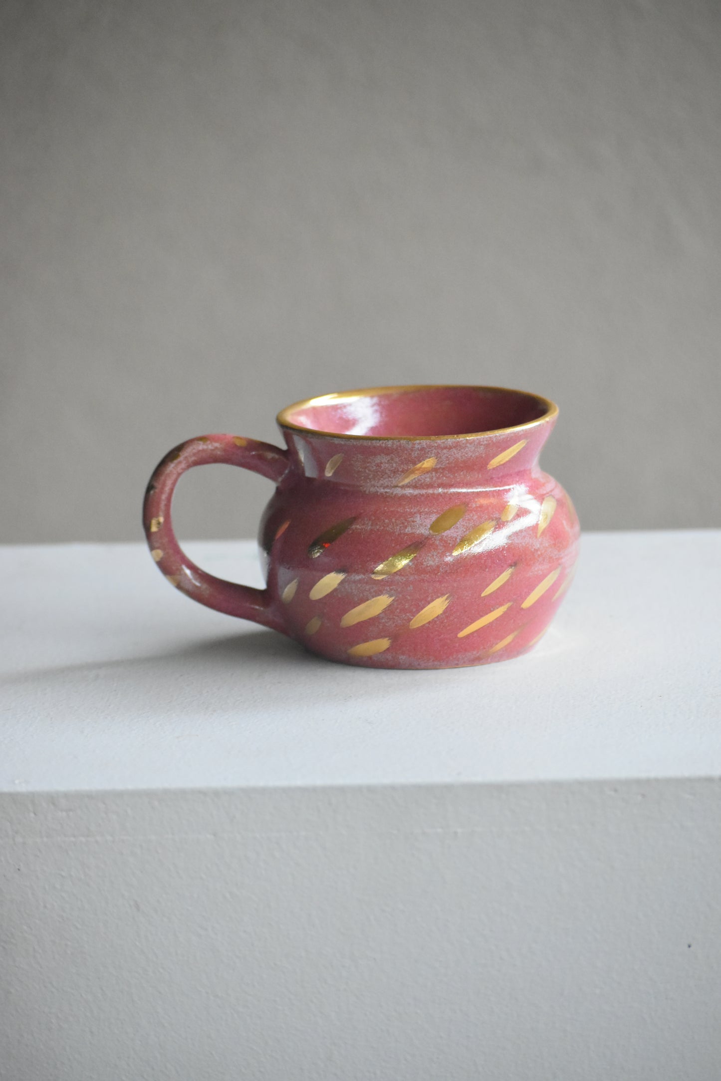 Pink Gold Cuddle Mugs
