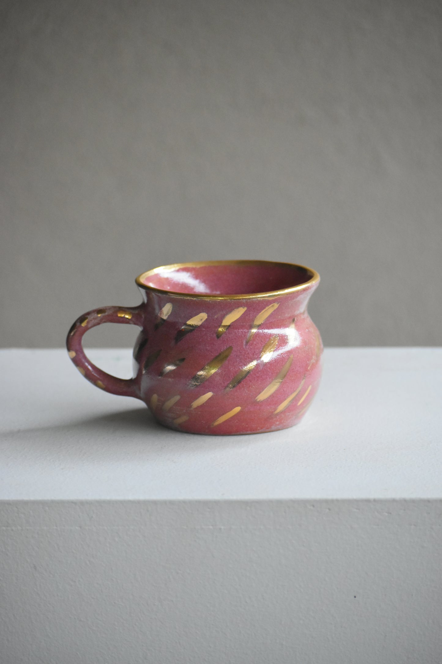 Pink Gold Cuddle Mugs