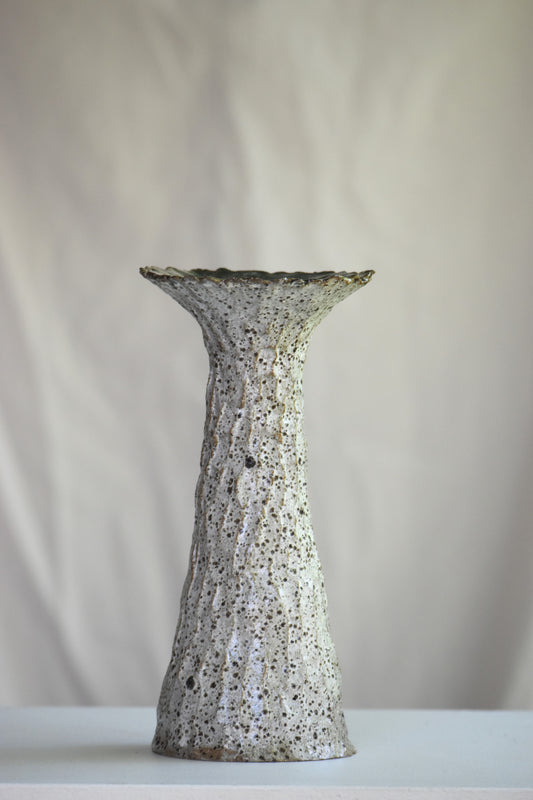 Wide Neck Vase - Speckled Tall