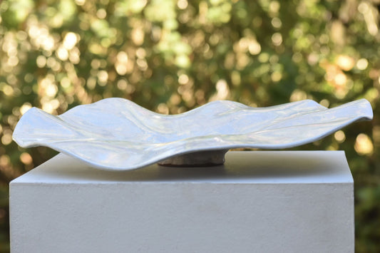Wave Bowl Centrepiece, White