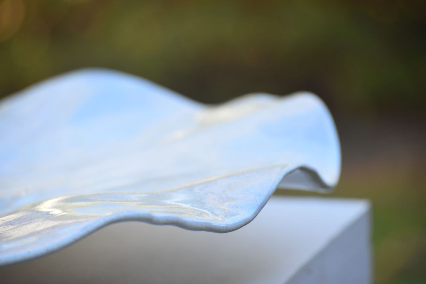 Wave Bowl Centrepiece, White